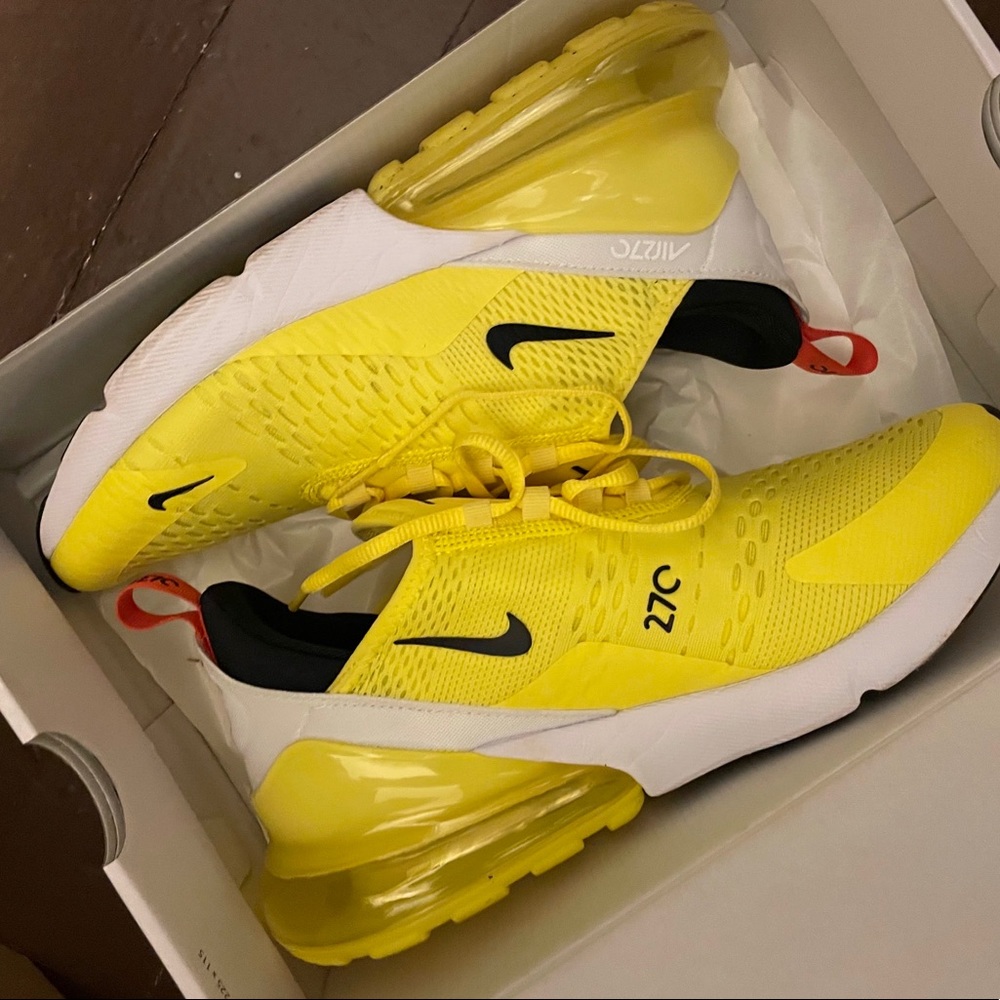 Nike AirMax 270 yellow strike